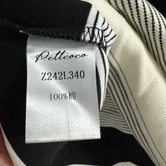 Girls NWT Casual Polo Style Striped Collared Dress with Cactus Patch Size 8-10 - Picture 15 of 16